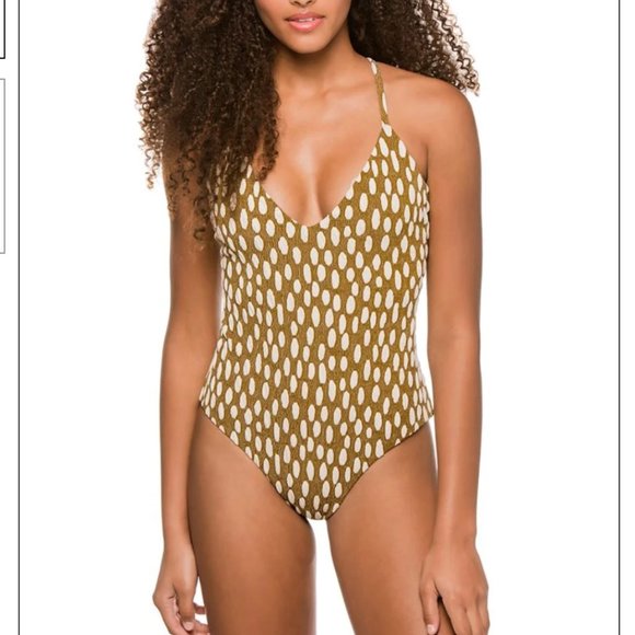 Mara Hoffman Other - MARA HOFFMAN Emma Textured One Piece Swimsuit S
